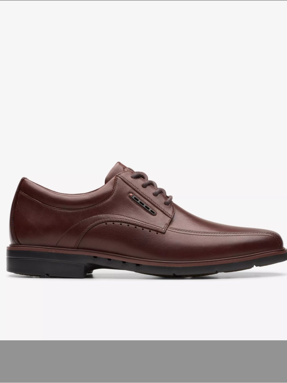 Men's Brown Leather Clarks UnKenneth Way Oxfords